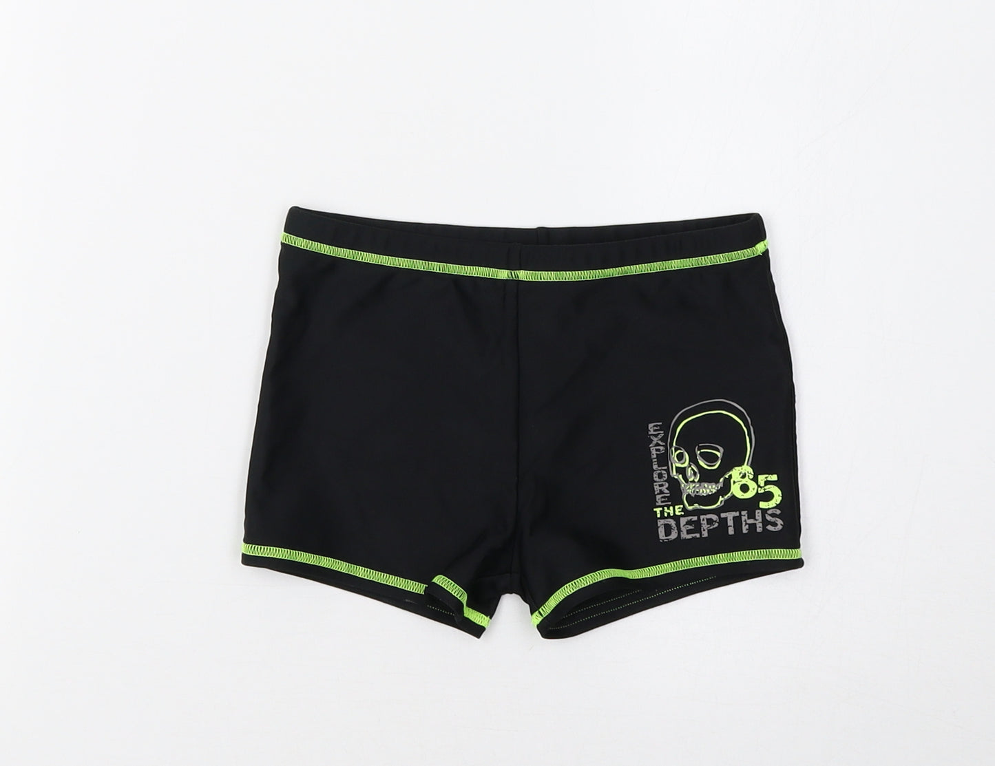 F&F Boys Black   Compression Shorts Size 5-6 Years