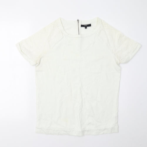 NEXT Womens White   Basic Blouse Size 10