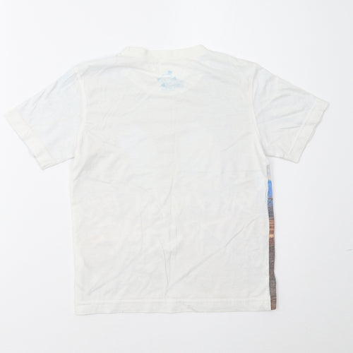 Pop Culture Girls White   Basic T-Shirt Size 6-7 Years  - NYC