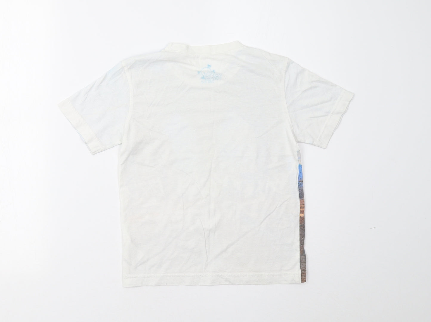 Pop Culture Girls White   Basic T-Shirt Size 6-7 Years  - NYC