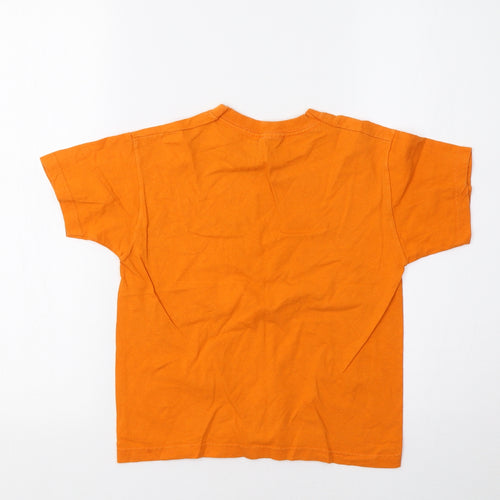 Fruit of the Loom Girls Orange   Basic T-Shirt Size 5-6 Years