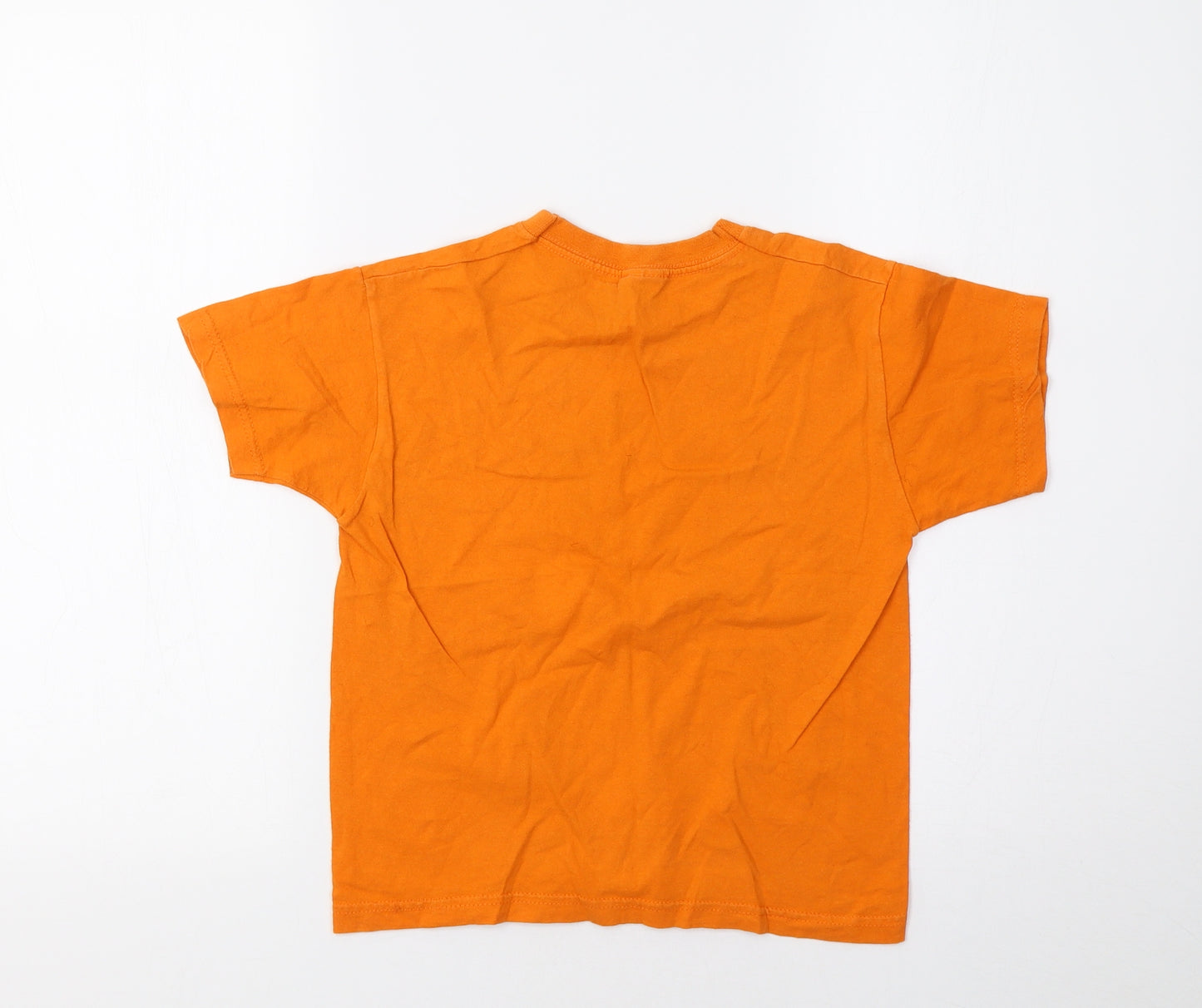 Fruit of the Loom Girls Orange   Basic T-Shirt Size 5-6 Years