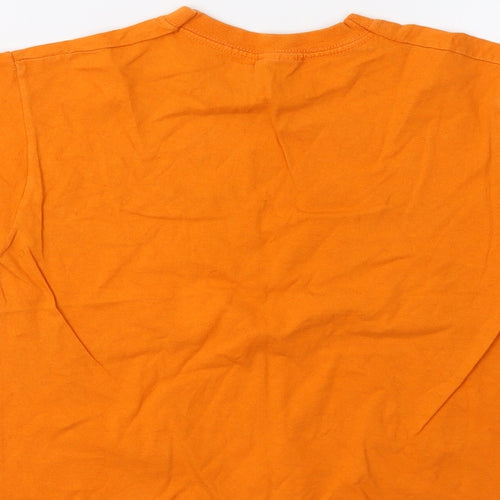 Fruit of the Loom Girls Orange   Basic T-Shirt Size 5-6 Years