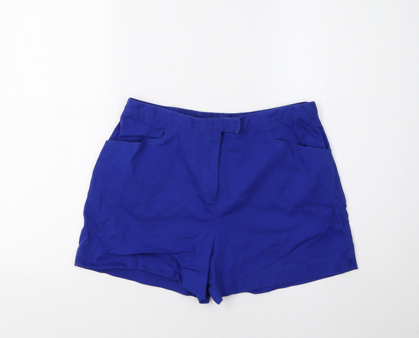 E-vie Womens Blue   Hot Pants Shorts Size 14