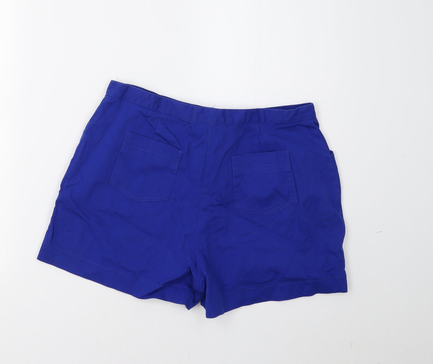 E-vie Womens Blue   Hot Pants Shorts Size 14