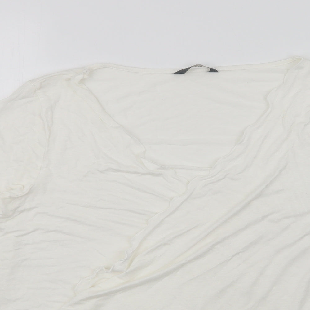 Matalan Womens White Solid   Gown Size 14