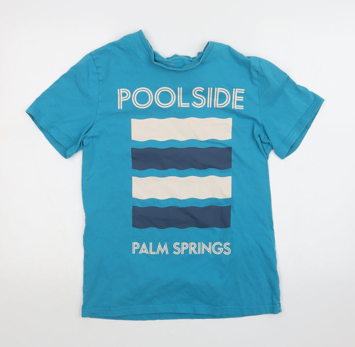 George Mens Blue T-Shirt Size S