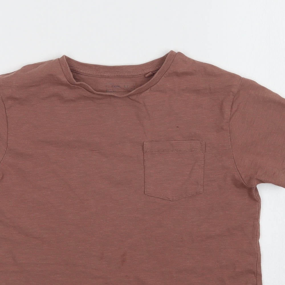 NEXT Boys Brown   Basic T-Shirt Size 9 Years