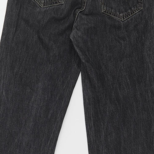 Calvin Klein Mens Black  Denim Straight Jeans Size 31 L30 in