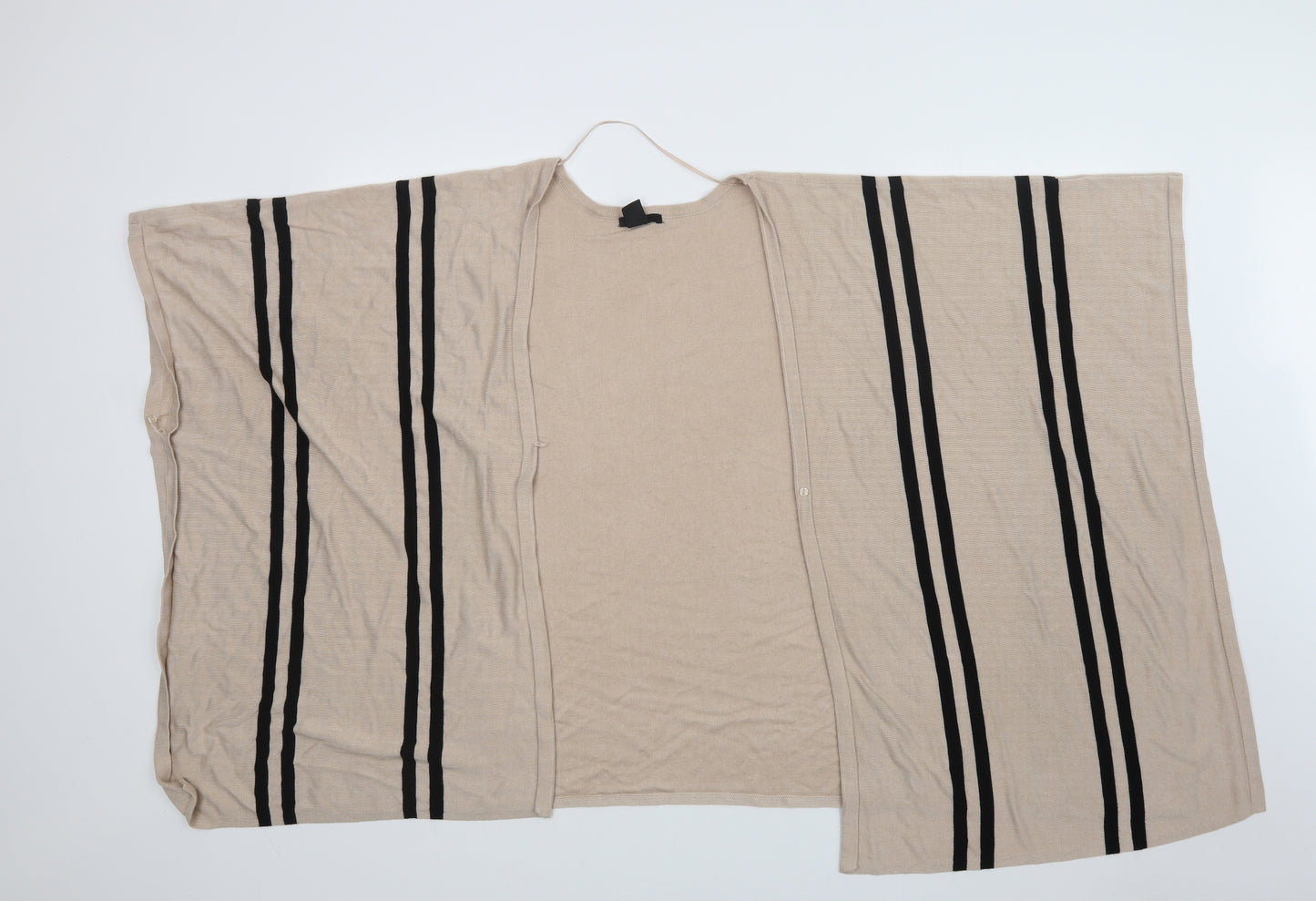 H&M Womens Multicoloured Striped  Cardigan Jumper One Size