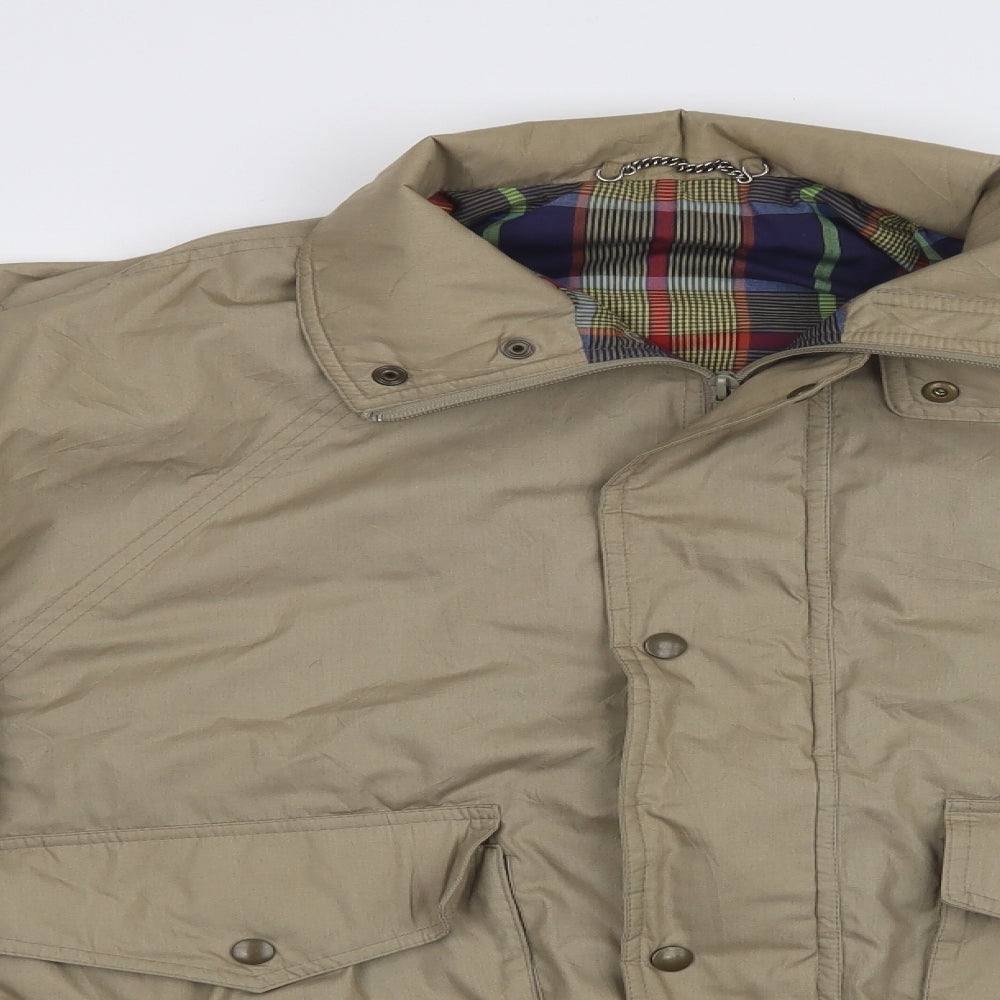 TELEMAC Mens Brown   Jacket  Size M