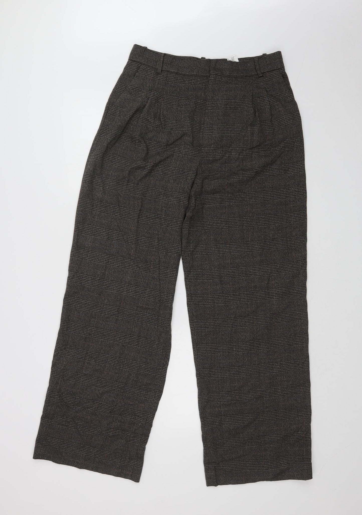 Zara Womens Multicoloured Check  Dress Pants Trousers Size L L31 in