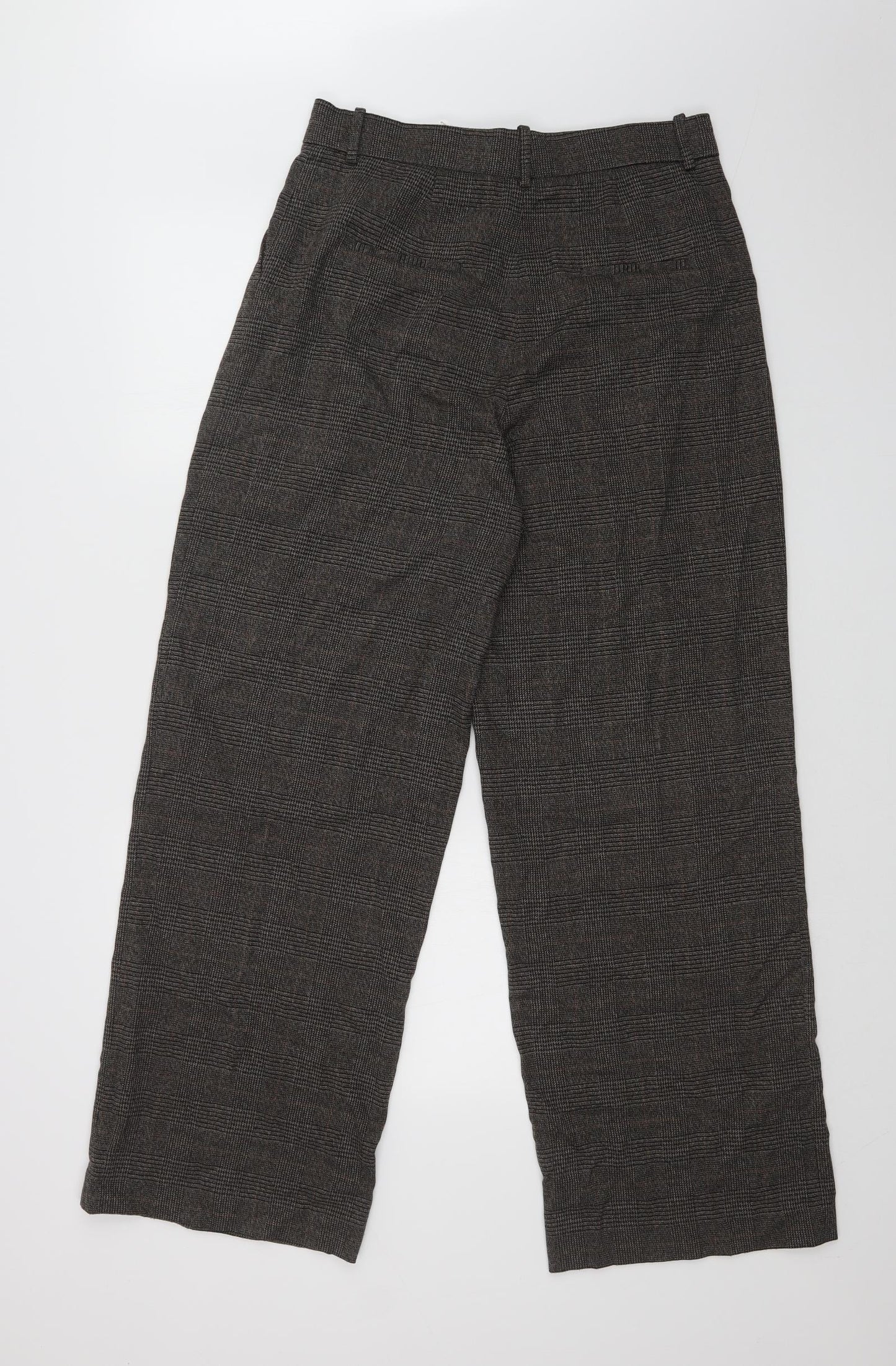 Zara Womens Multicoloured Check  Dress Pants Trousers Size L L31 in