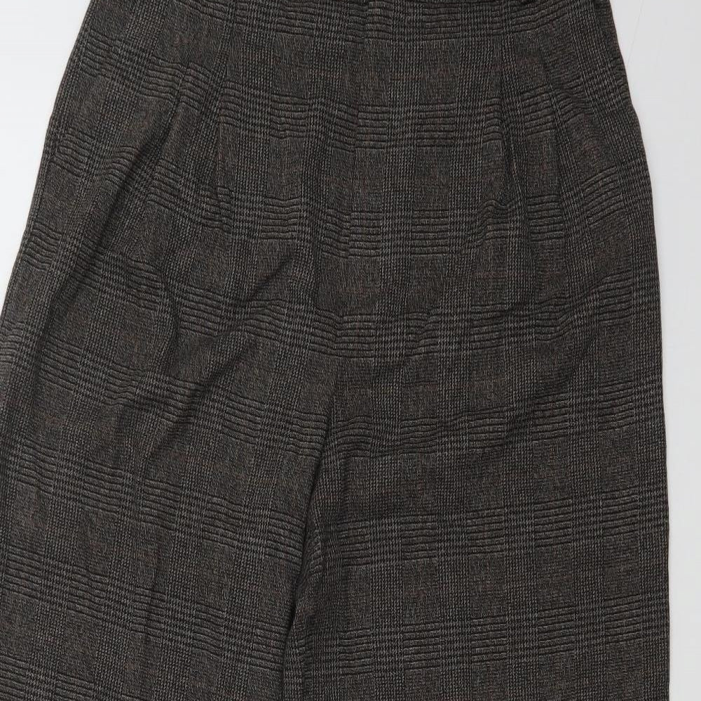 Zara Womens Multicoloured Check  Dress Pants Trousers Size L L31 in