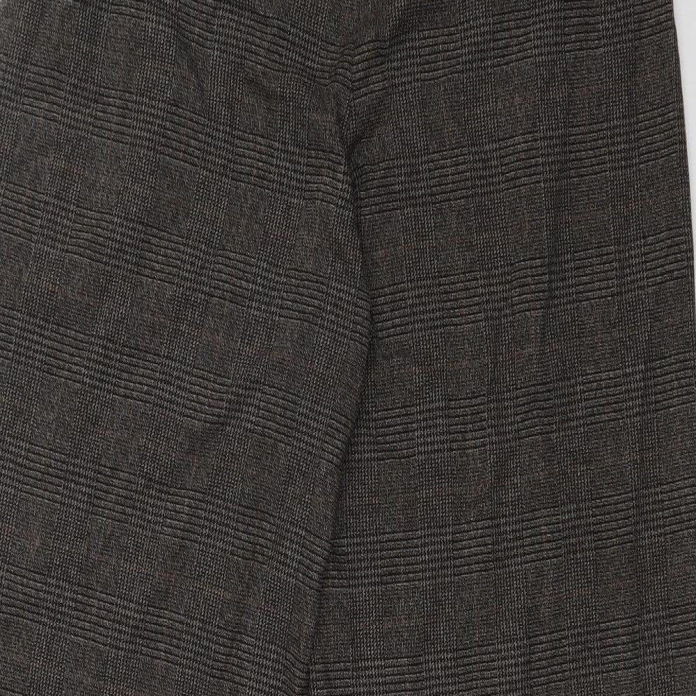Zara Womens Multicoloured Check  Dress Pants Trousers Size L L31 in