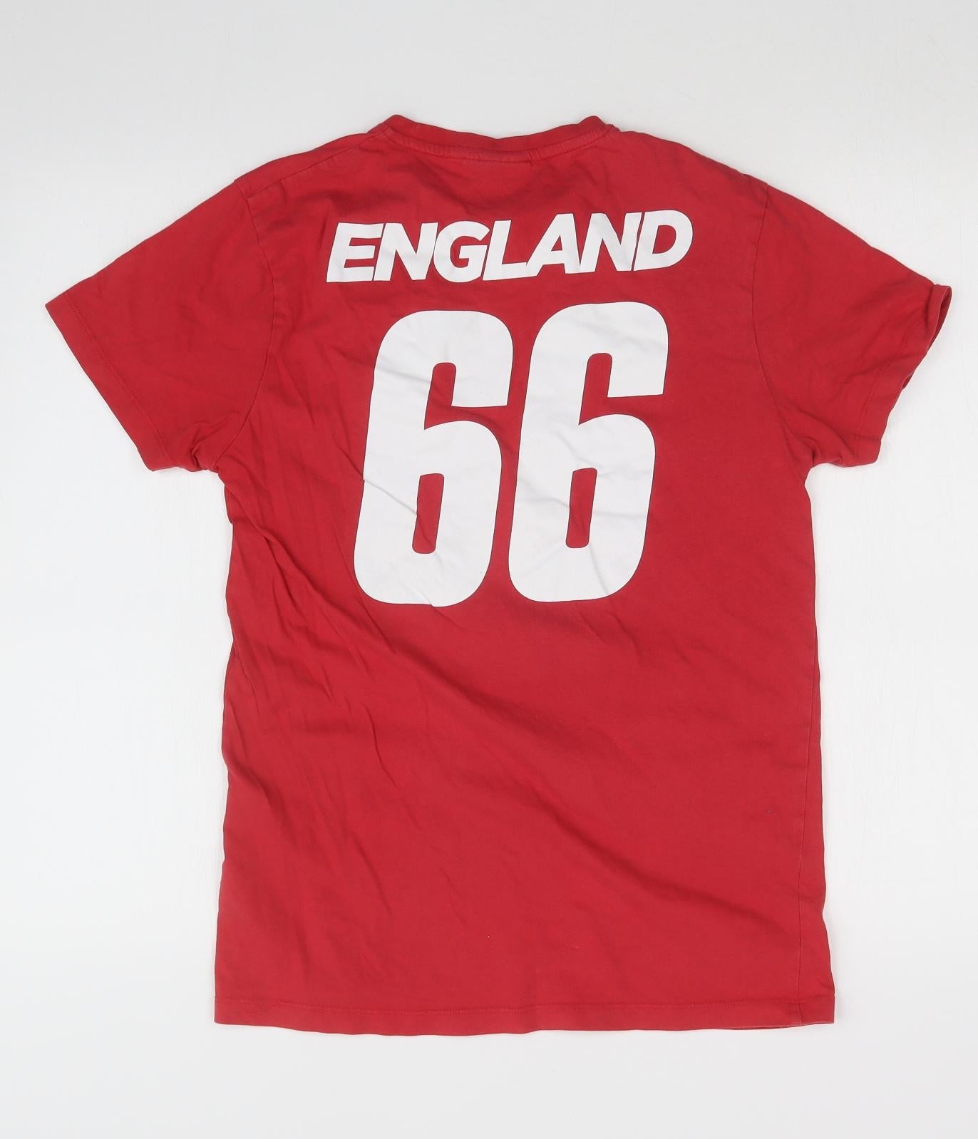 Primark Mens Red    T-Shirt Size S