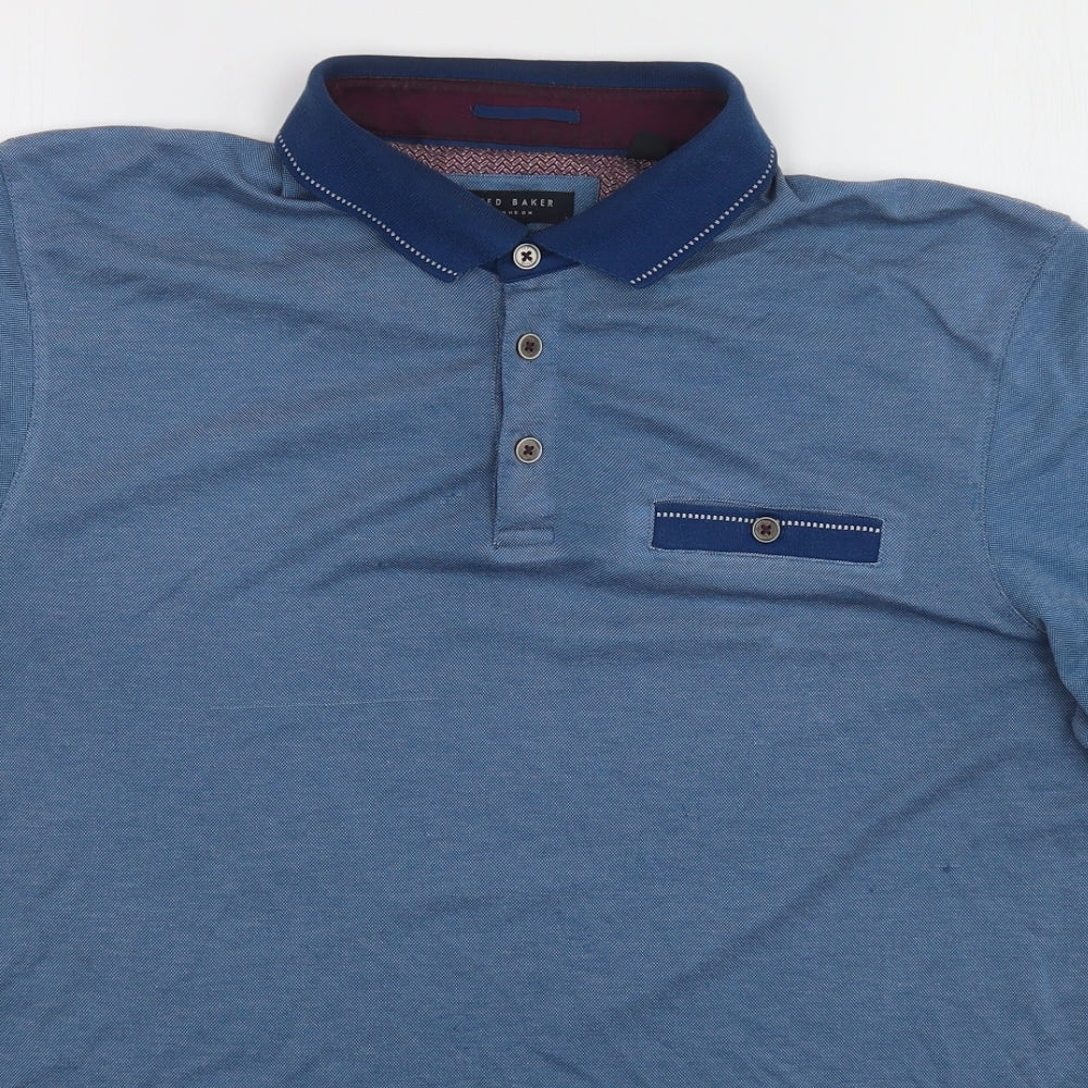 Ted Baker Mens Blue    Polo Size S