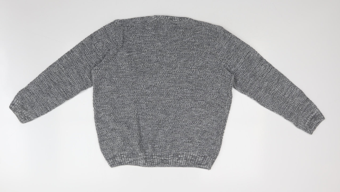 Burton Mens Grey   Pullover Sweatshirt Size M
