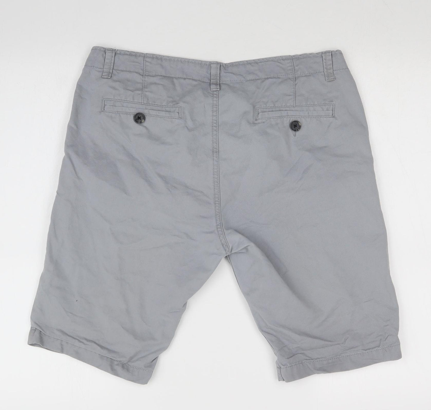 Cedar Wood State Mens Grey   Chino Shorts Size 34