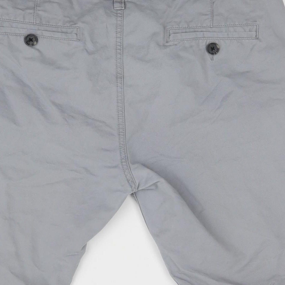 Cedar Wood State Mens Grey   Chino Shorts Size 34