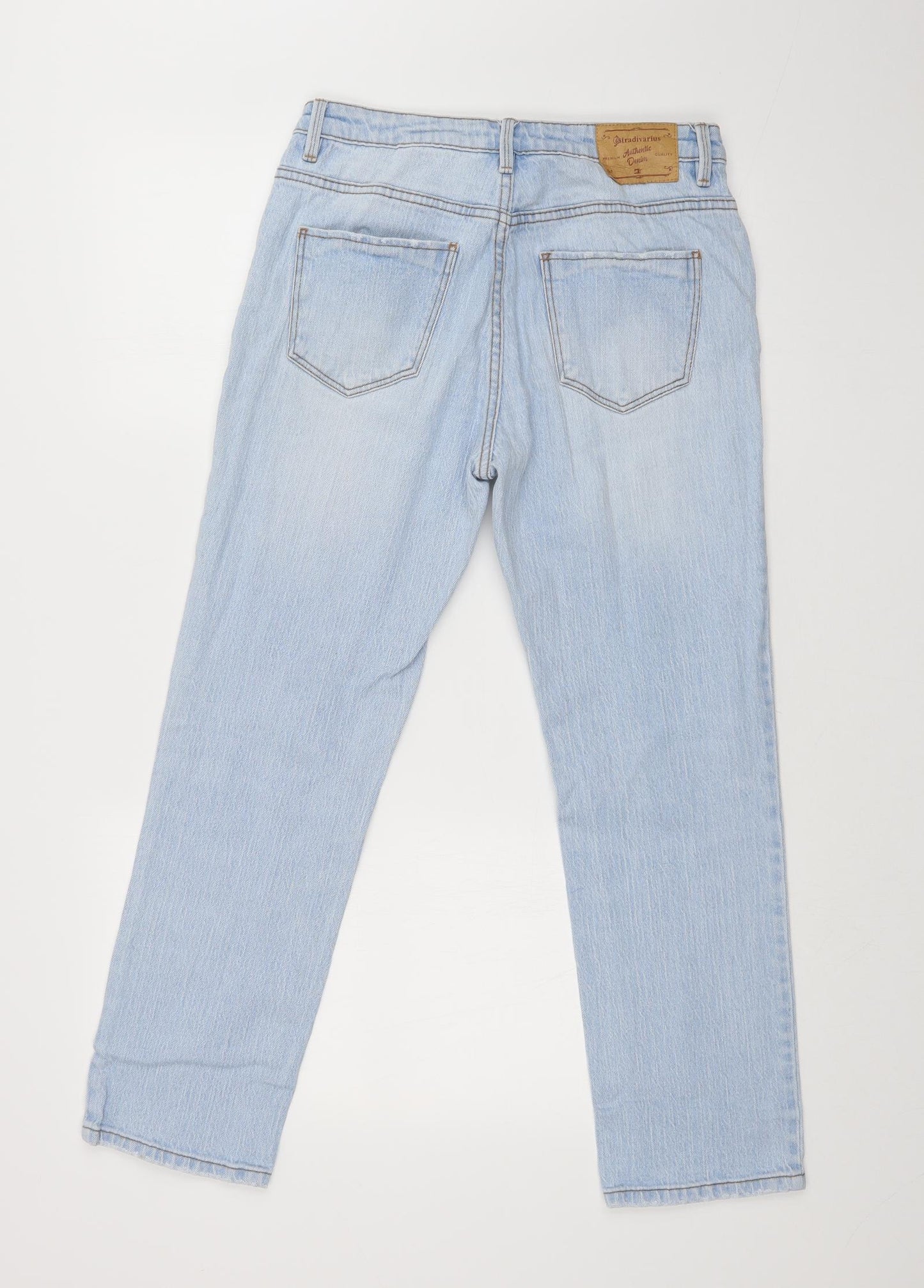 Stradivarius Womens Blue   Straight Jeans Size 8 L26 in