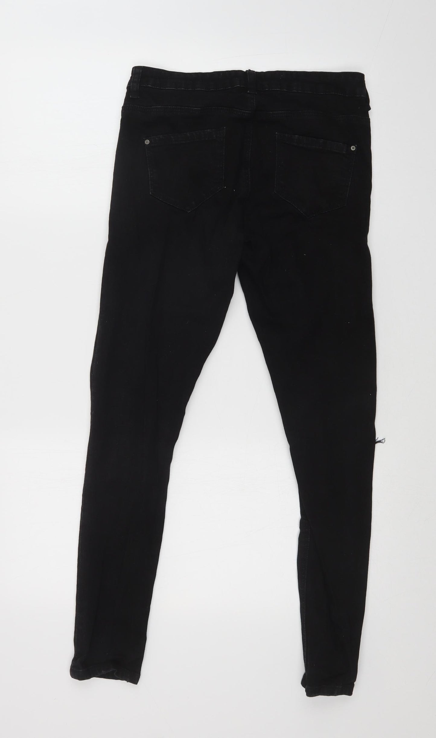 DENIM CO Womens Black  Denim Skinny Jeans Size 8 L30 in