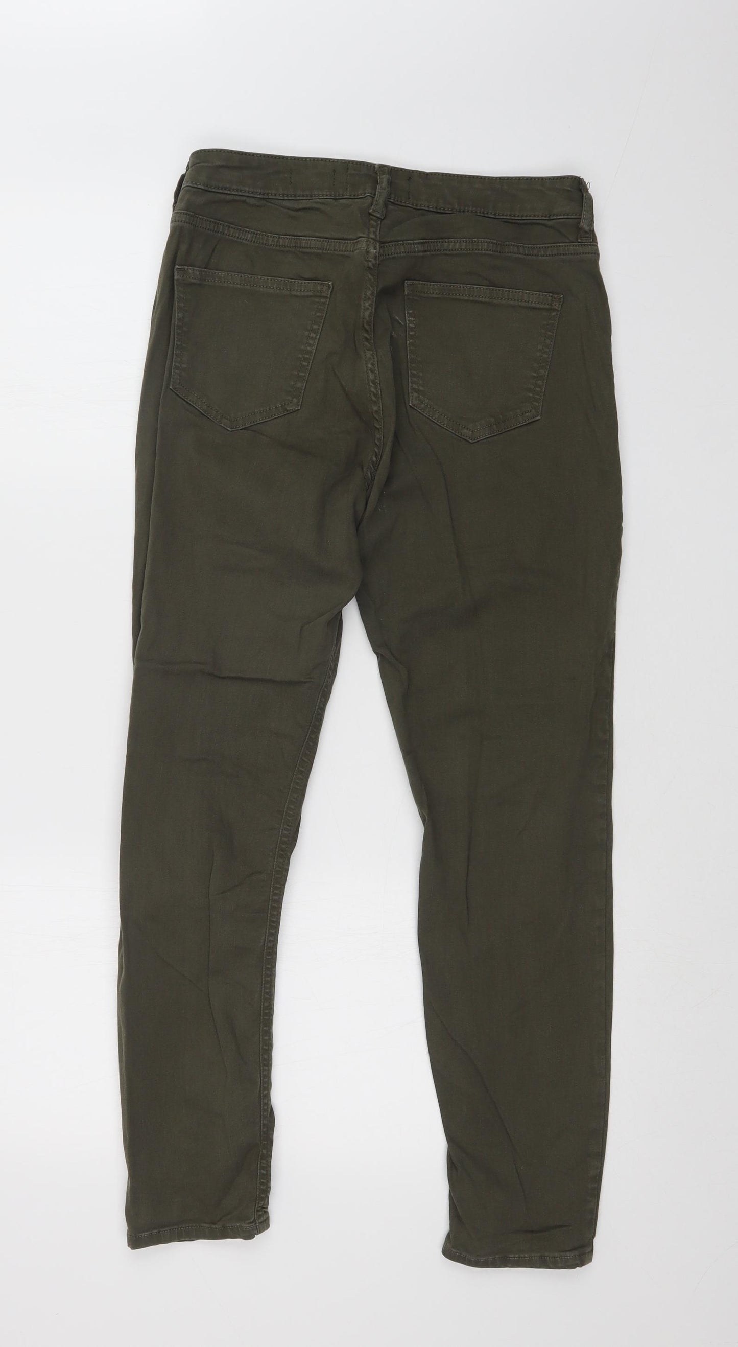 New Look Womens Green   Skinny Jeans Size 12 L27 in
