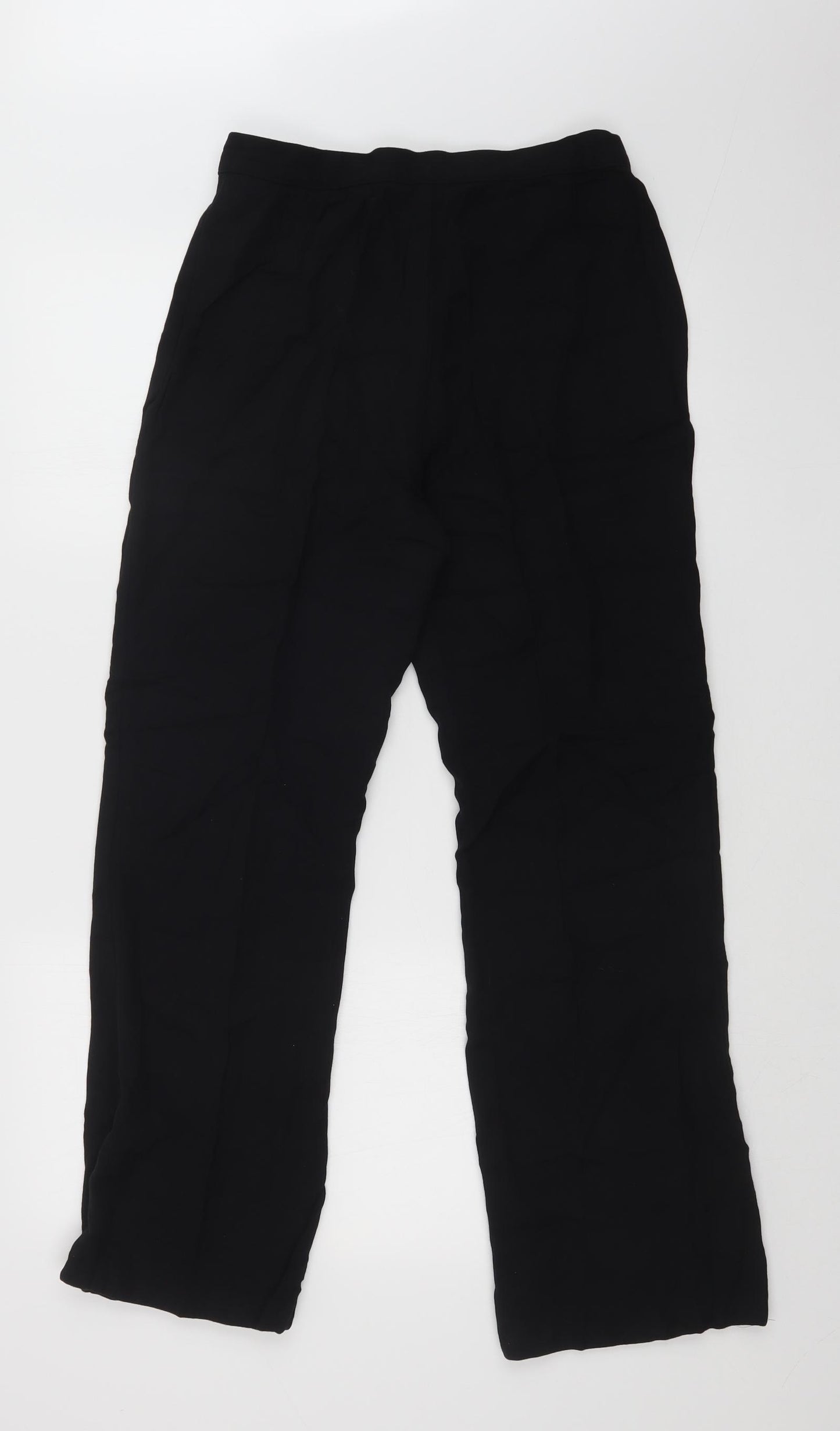 M&S Womens Black    Trousers Size 14 L30 in
