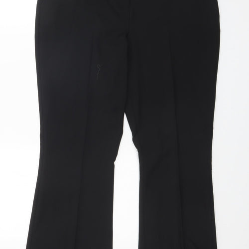 E-vie Womens Black   Dress Pants Trousers Size 12 L27 in