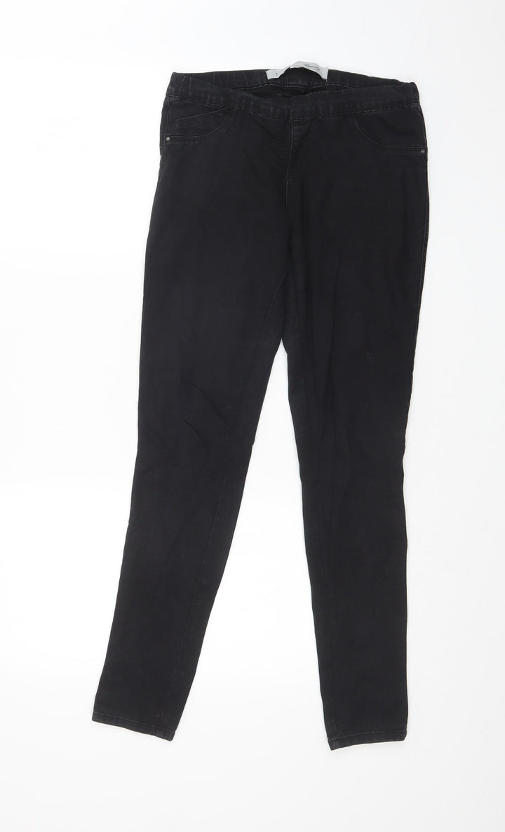 DENIM CO Womens Black   Skinny Jeans Size 6 L28 in