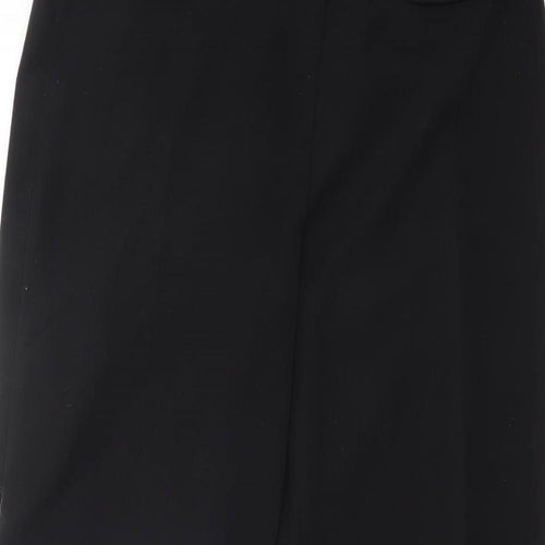 Classics Womens Black  Jersey Cropped Trousers Size 12 L31 in