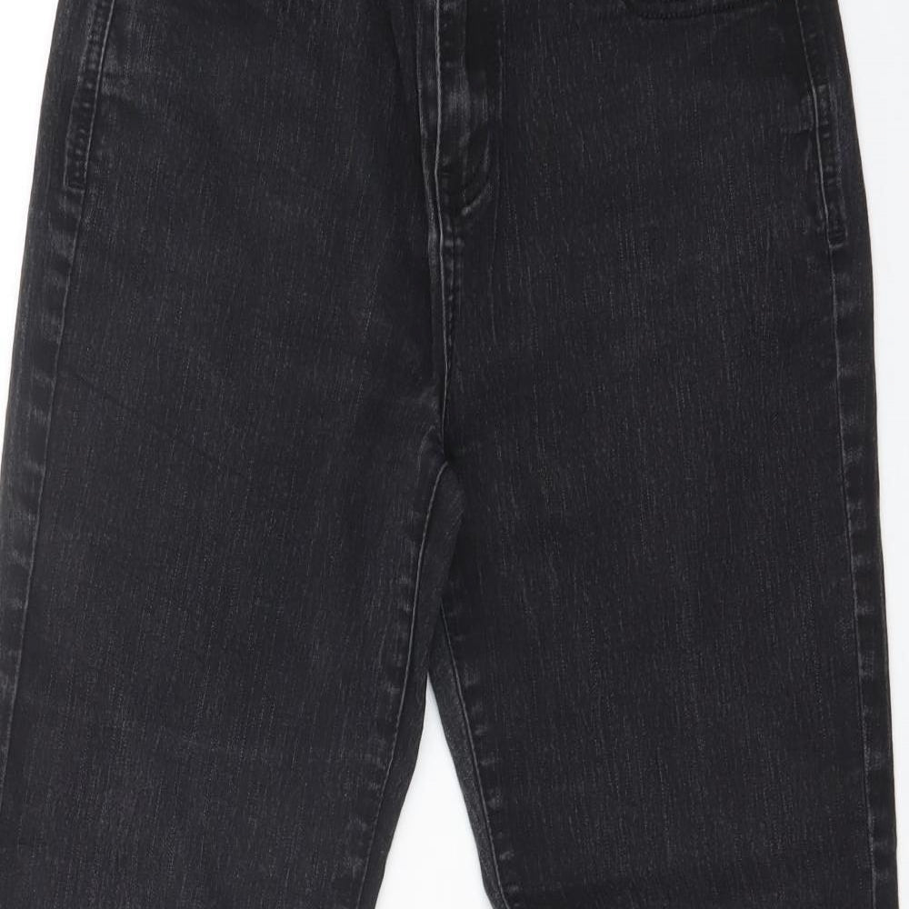 TU Womens Black   Straight Jeans Size 12 L30 in