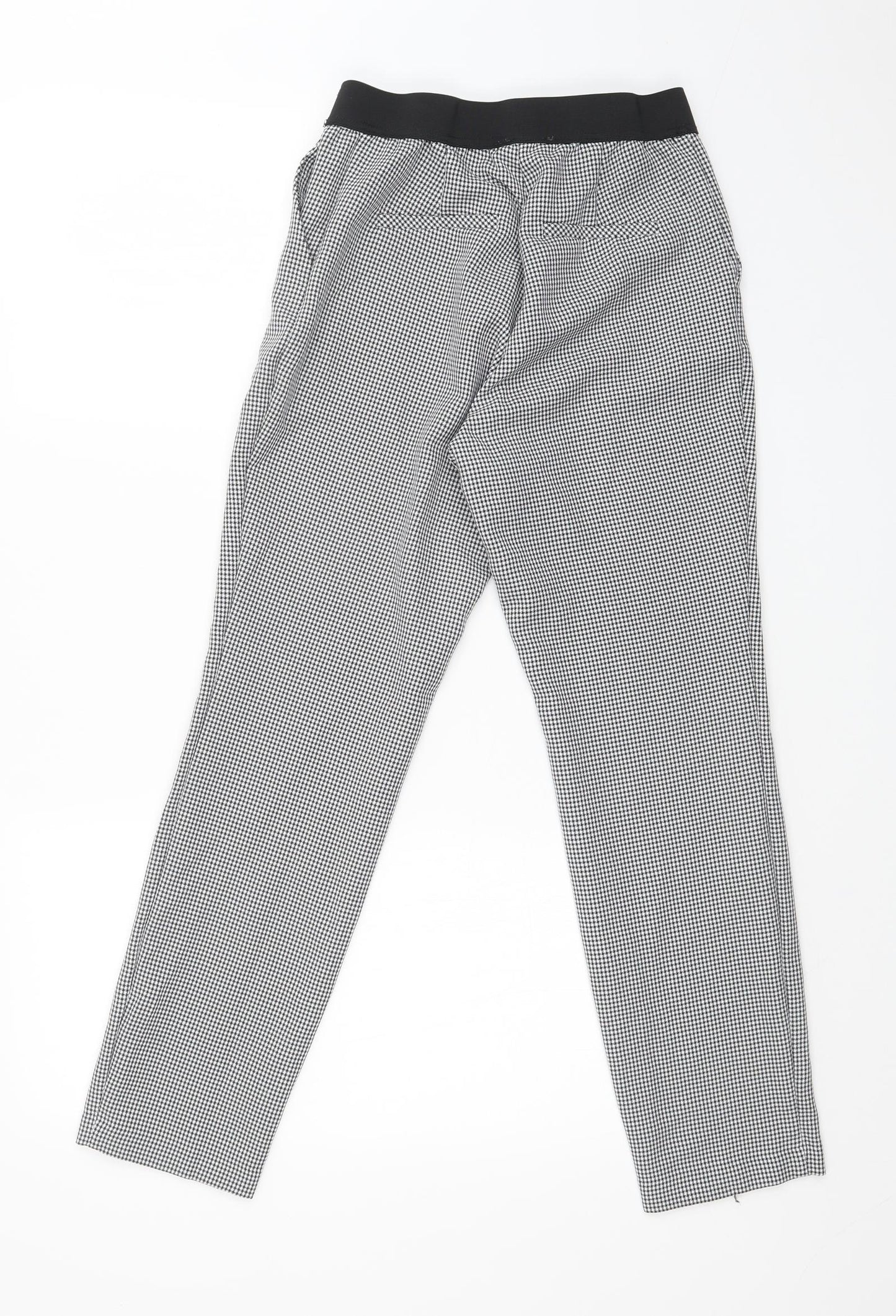 Primark Womens Multicoloured Houndstooth  Dress Pants Trousers Size 6 L26 in