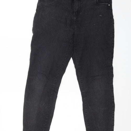 DENIM CO Womens Black   Skinny Jeans Size 16 L28 in