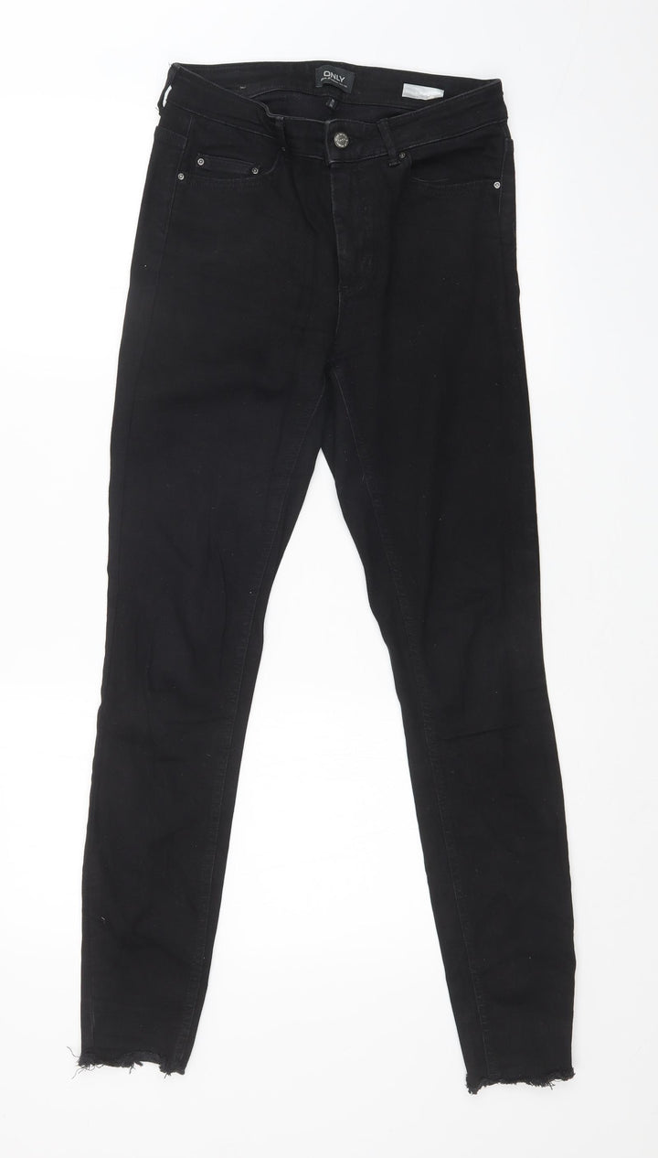 Only Womens Black Skinny Jeans Size M L29 in