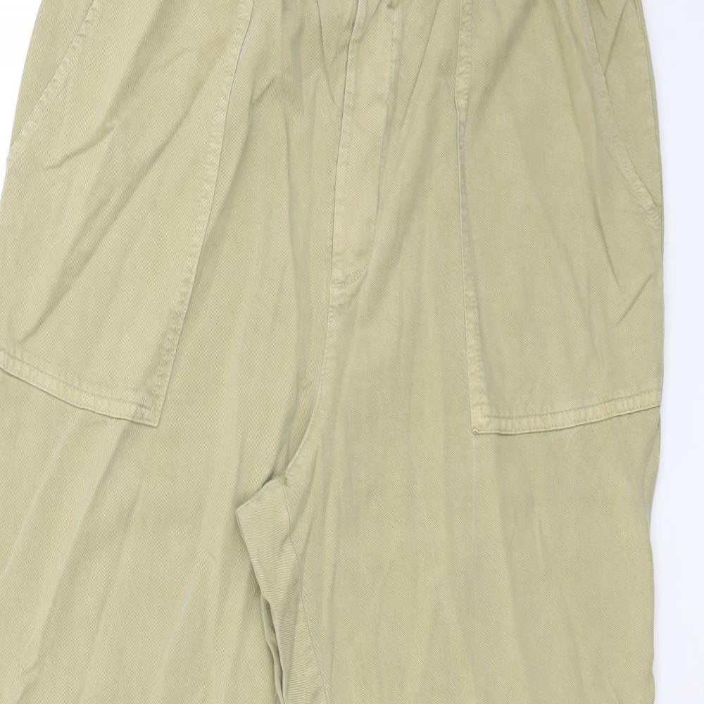 H&M Womens Green   Trousers  Size 16 L28 in