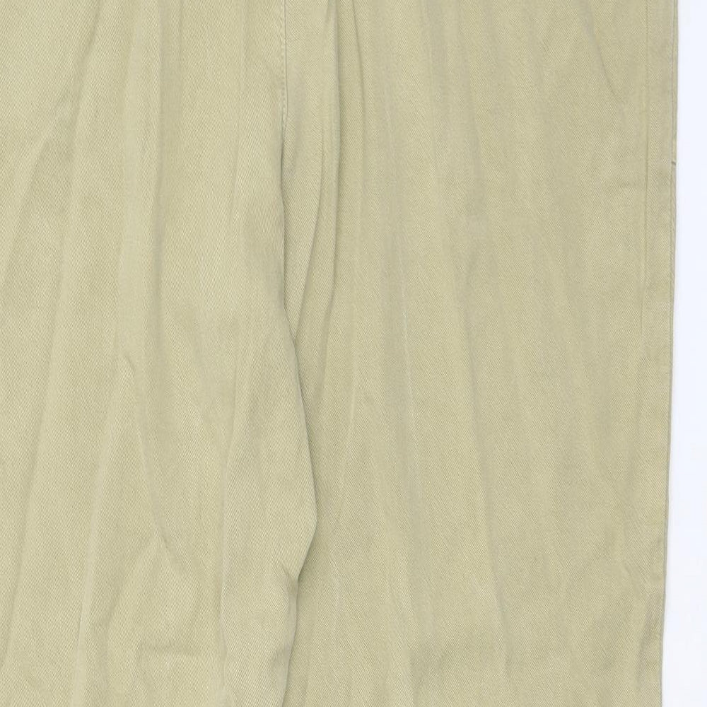 H&M Womens Green   Trousers  Size 16 L28 in