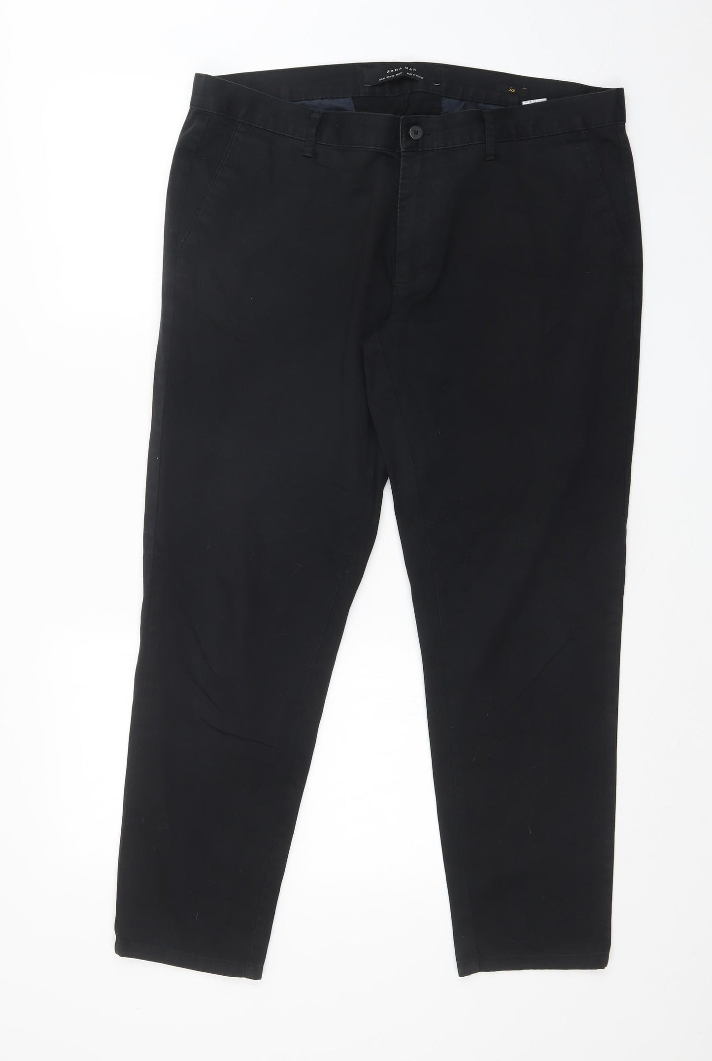 Zara Mens Black   Dress Pants Trousers Size S L27 in