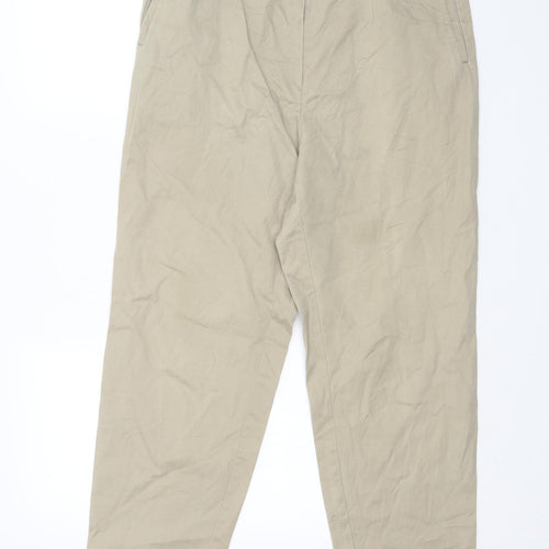 Preworn Womens Beige   Trousers  Size 34 in L27 in