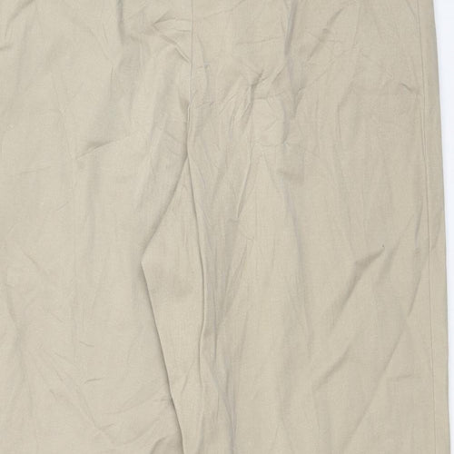 Preworn Womens Beige   Trousers  Size 34 in L27 in