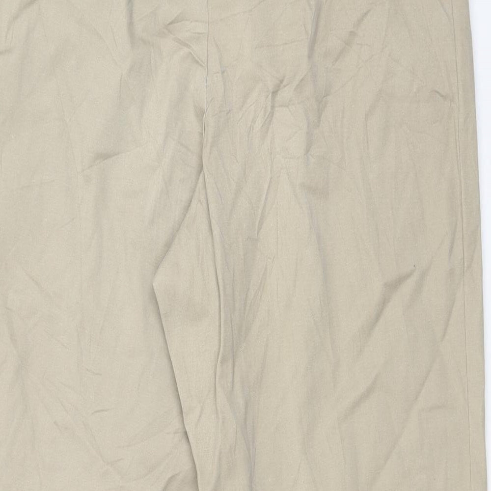Preworn Womens Beige   Trousers  Size 34 in L27 in