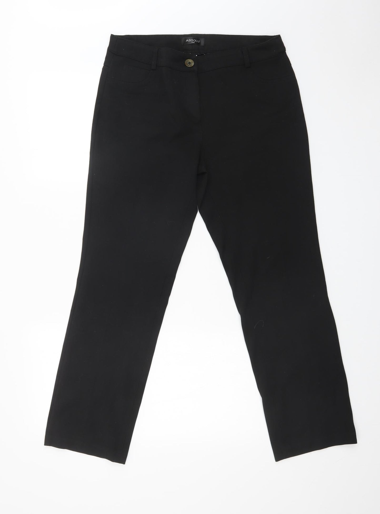 ABSOLU Womens Black   Trousers  Size 18 L28 in