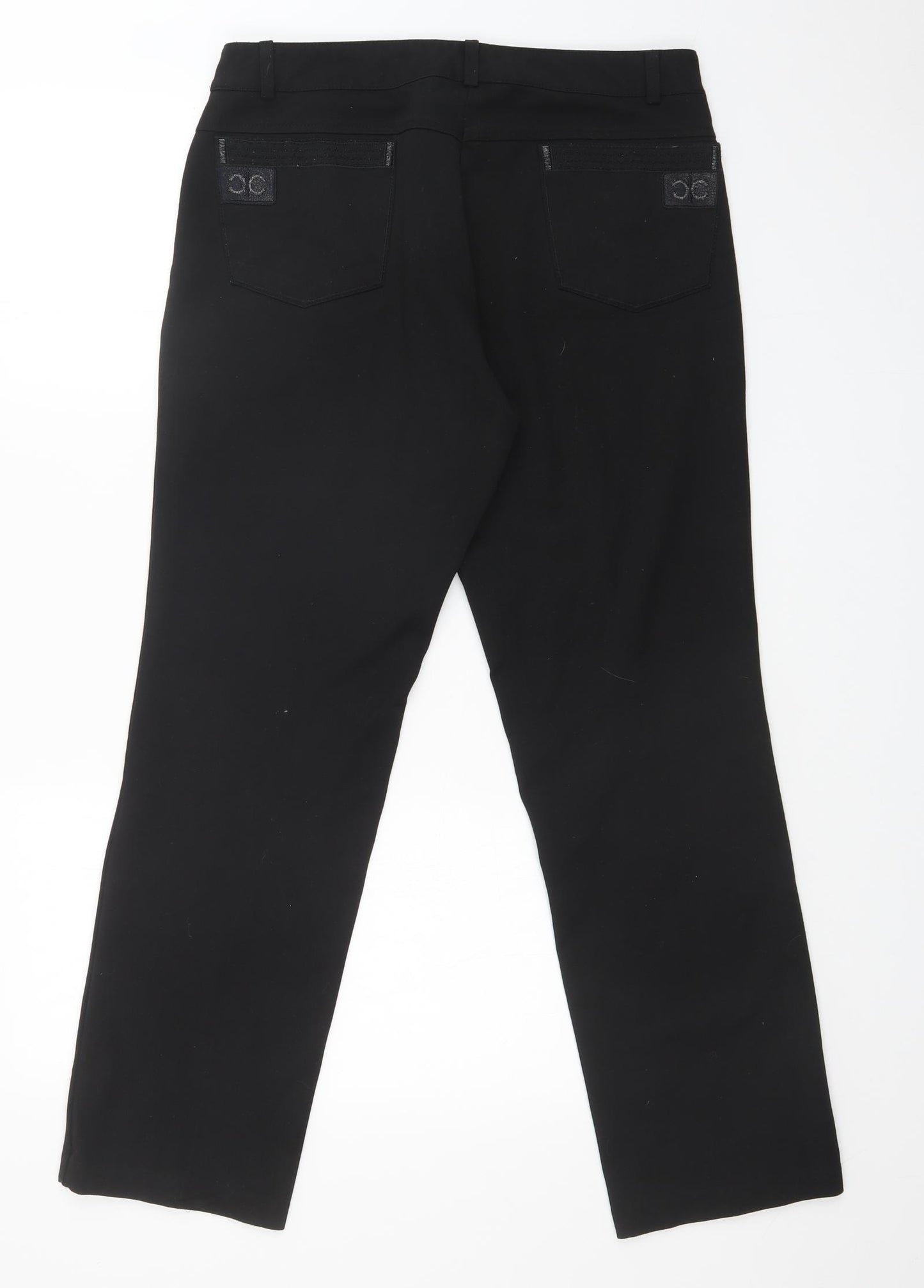 ABSOLU Womens Black   Trousers  Size 18 L28 in