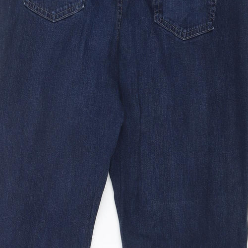 Preworn Womens Blue   Straight Jeans Size 38 L27 in