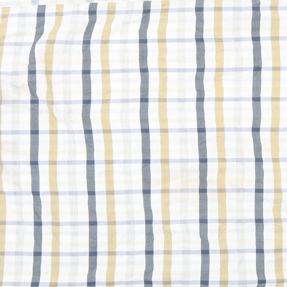 Marks and Spencer Mens Multicoloured Plaid   Button-Up Size L