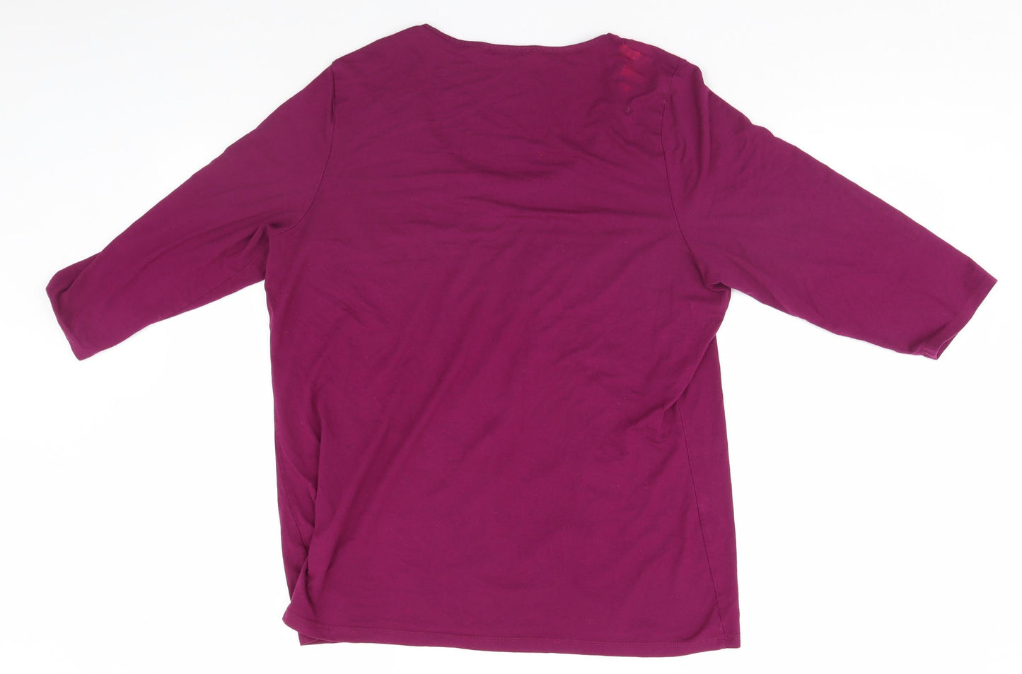 Marks and Spencer Womens Pink   Basic T-Shirt Size 18