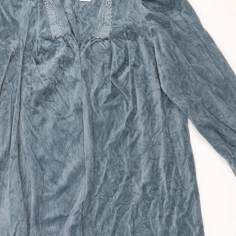 Debenhams Womens Grey Solid   Gown Size 14