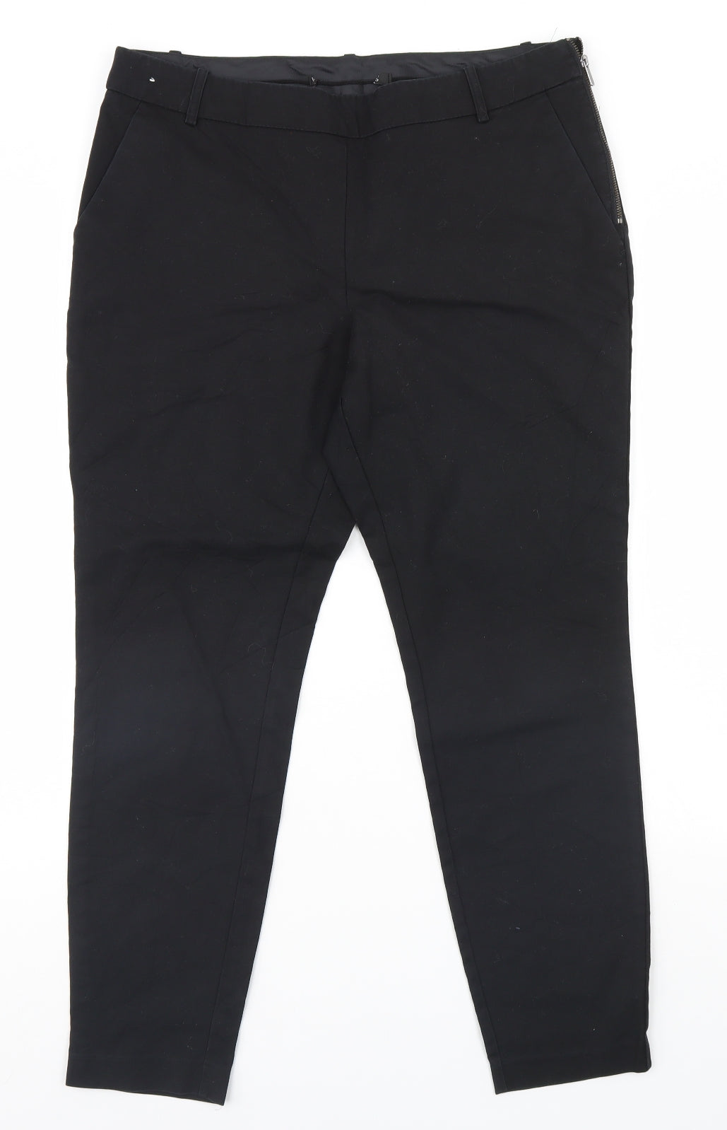 NEXT Womens Black   Trousers  Size 14 L27 in