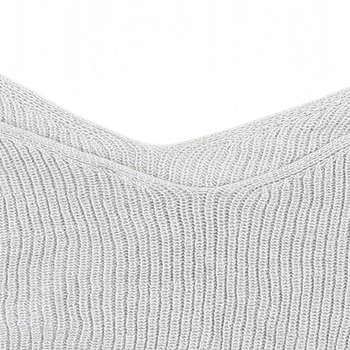 Sparkle & Fade Womens Silver   Basic Tank Size XS