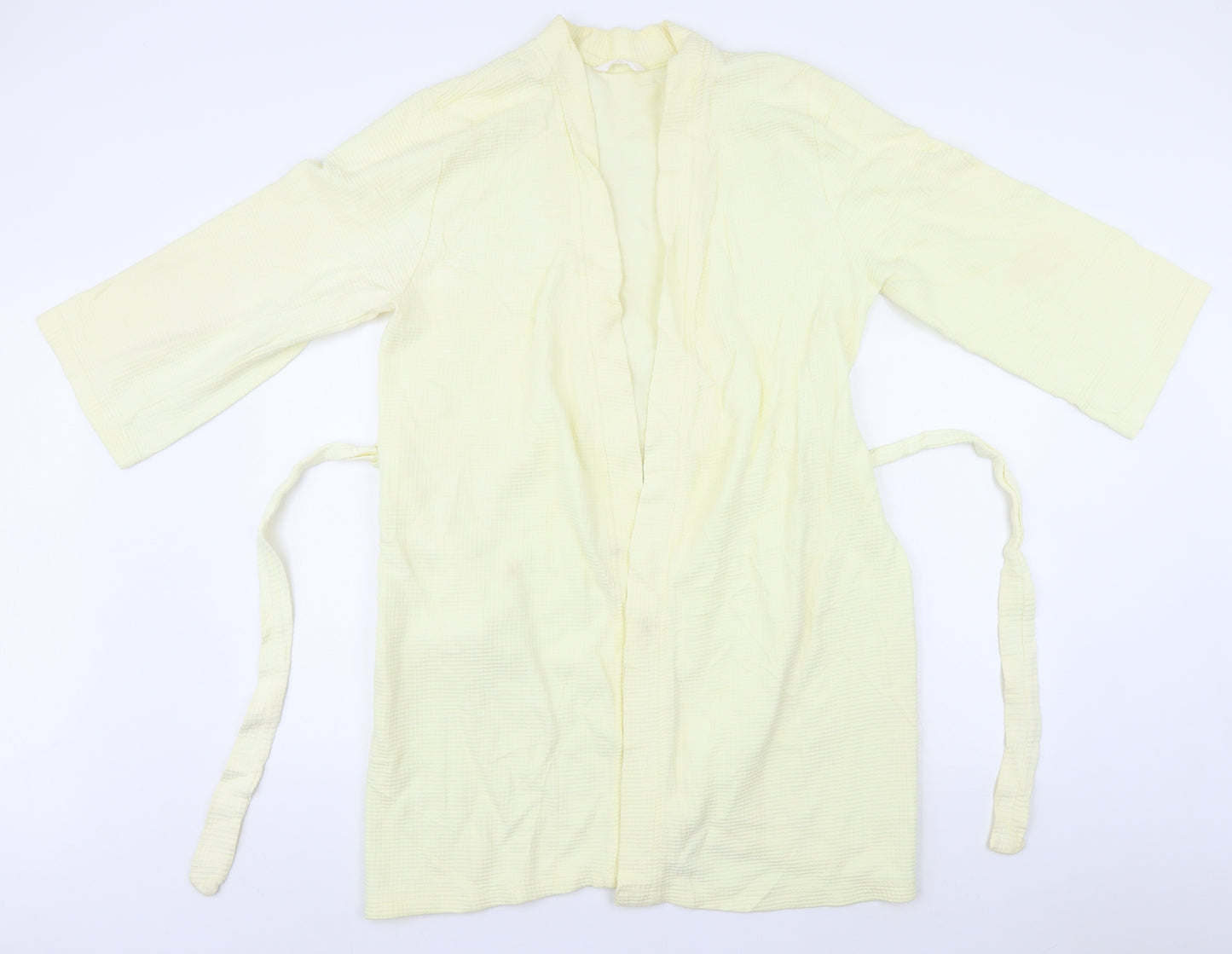 Preworn Womens Yellow Solid   Gown Size 12